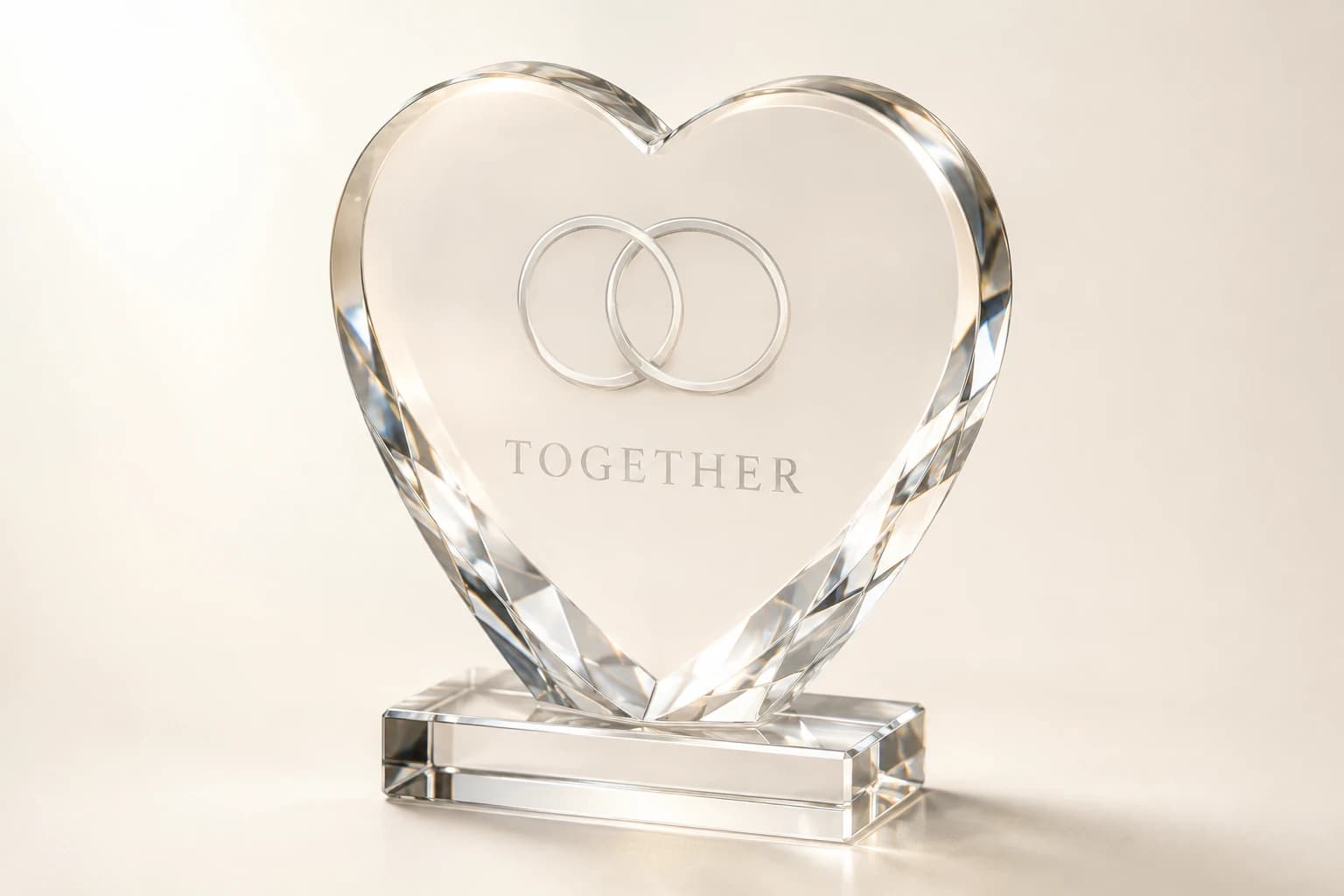 Crystal-Style Couple Keepsake original design concept