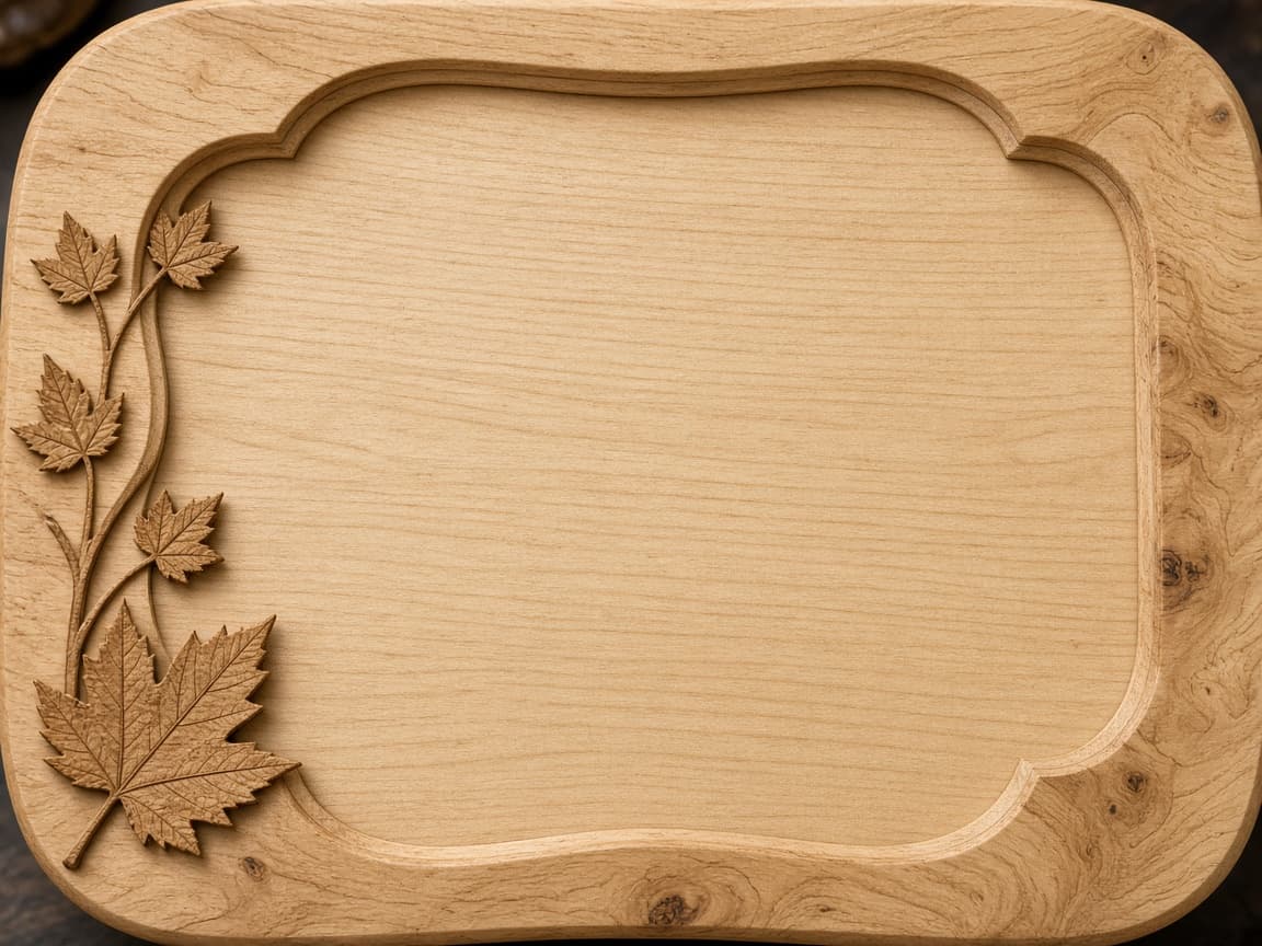 Guest Book Alternative Plaque design concept, close-up of the wood with protective finish